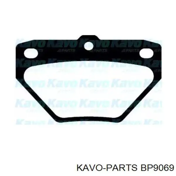 Колодки тормозные задние дисковые Kavo Parts BP9069