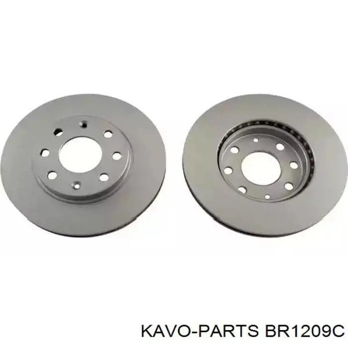 Диск тормозной передний Kavo Parts BR1209C