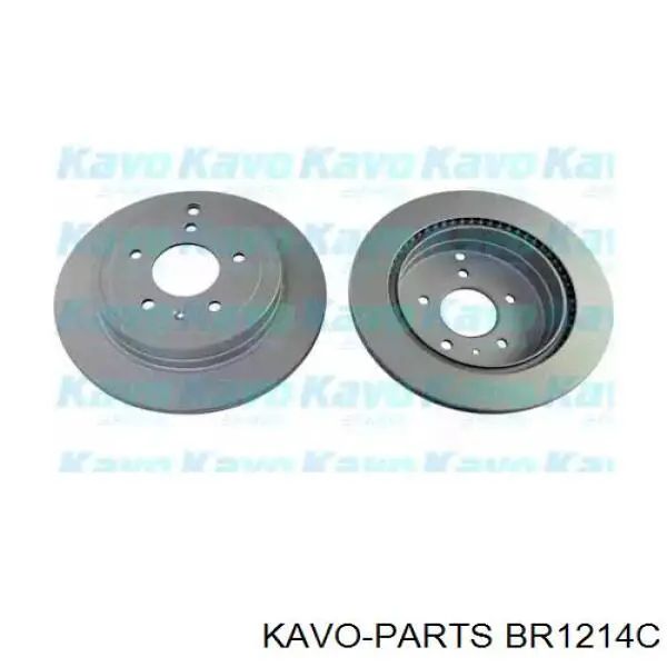 Диск тормозной задний Kavo Parts BR1214C
