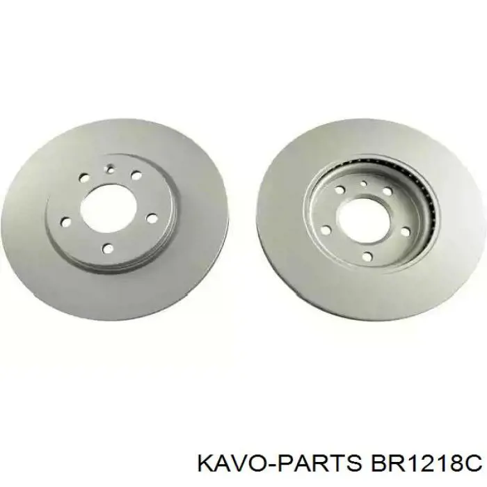 Передние тормозные диски BR1218C Kavo Parts