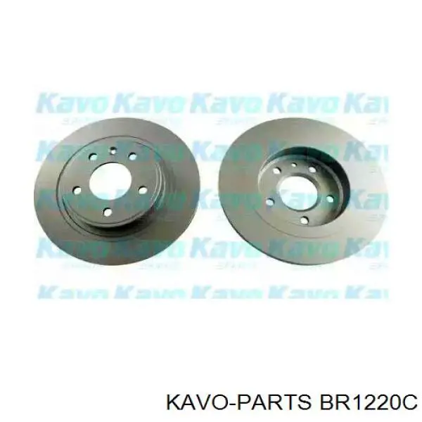 Disco de freno trasero BR1220C Kavo Parts