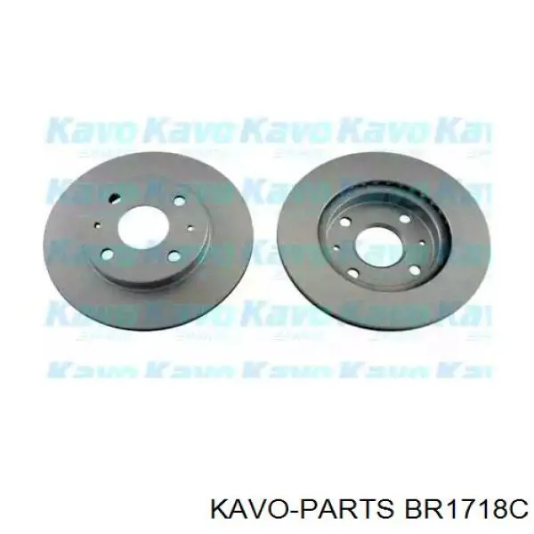 BR-1718-C Kavo Parts диск тормозной передний