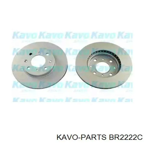 Передние тормозные диски BR2222C Kavo Parts