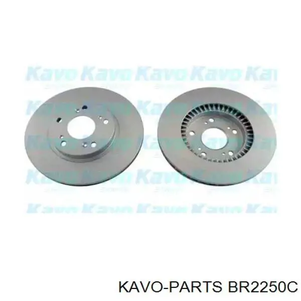 Disco de freno trasero BR2250C Kavo Parts