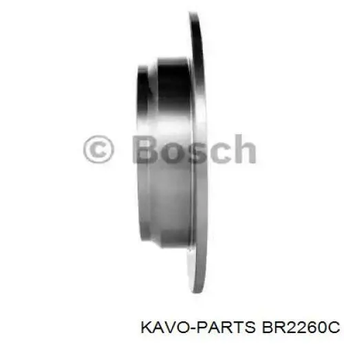Диск гальмівний задній BR2260C Kavo Parts