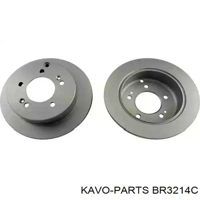 BR-3214-C Kavo Parts disco do freio traseiro