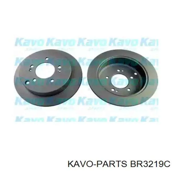 Disco de freno trasero BR3219C Kavo Parts