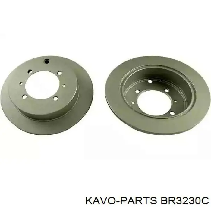 Диск тормозной задний Kavo Parts BR3230C