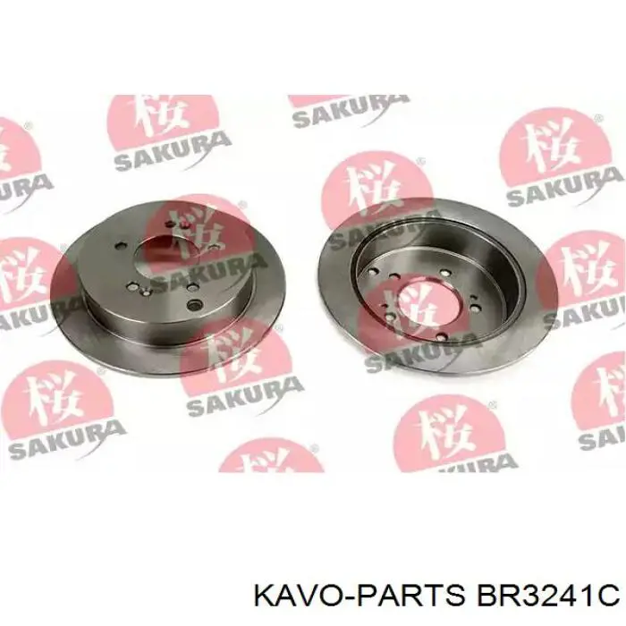 Купить BR3241C Kavo Parts Диск тормозной задний