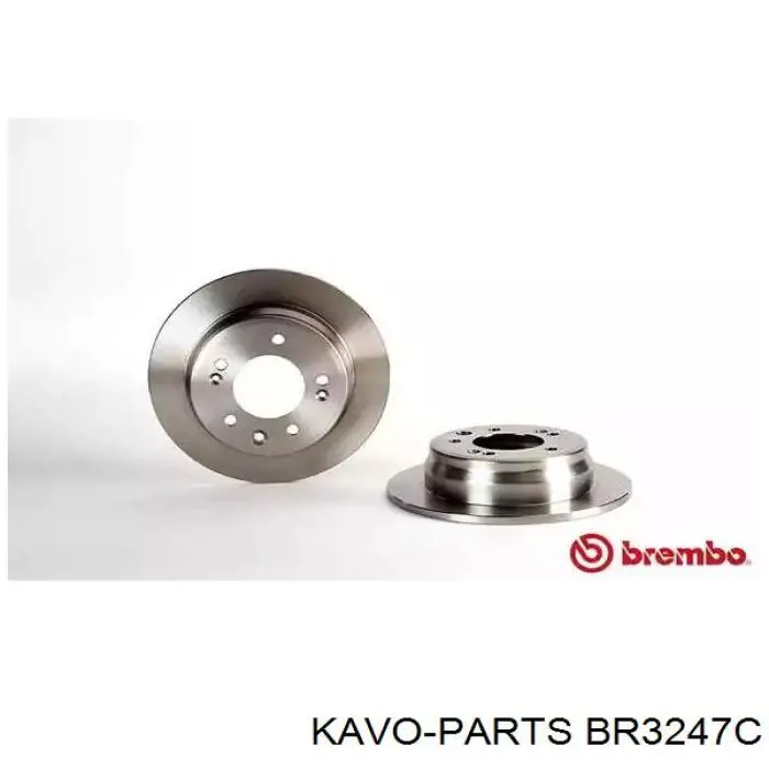 Задний тормозной диск Kavo Parts BR3247C цена, от 25.48 USD