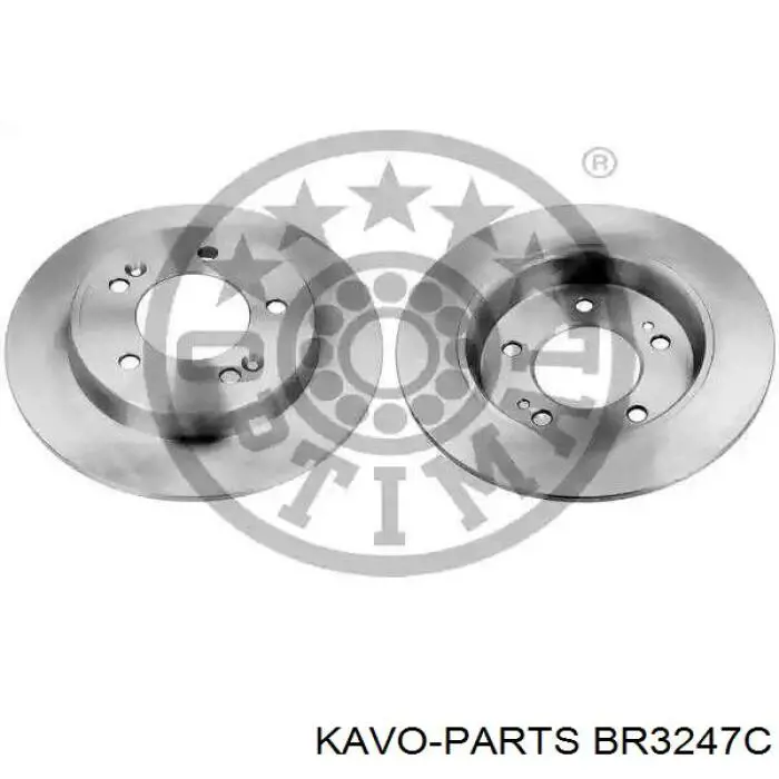 Тормозные диски BR3247C Kavo Parts