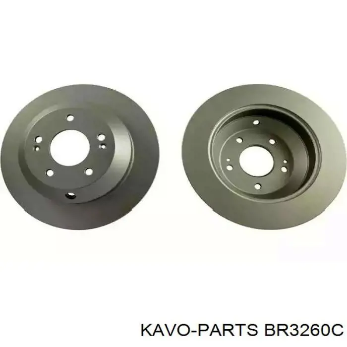 Тормозные диски BR3260C Kavo Parts