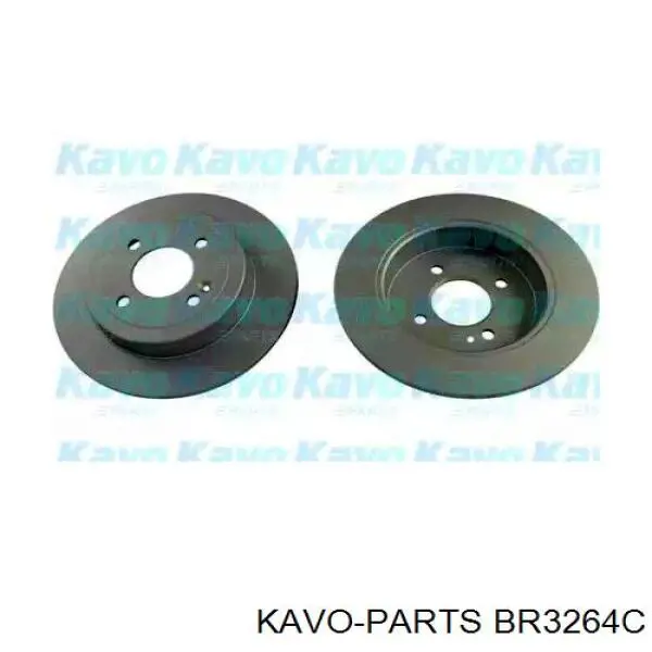 Диск тормозной задний Kavo Parts BR3264C