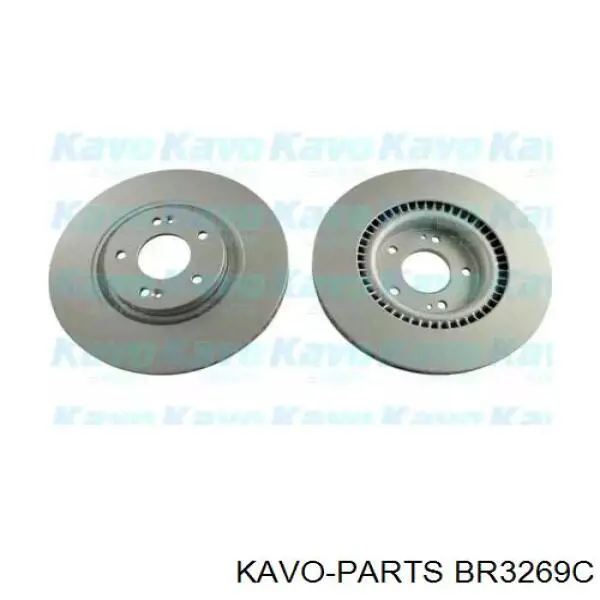 Передние тормозные диски BR3269C Kavo Parts