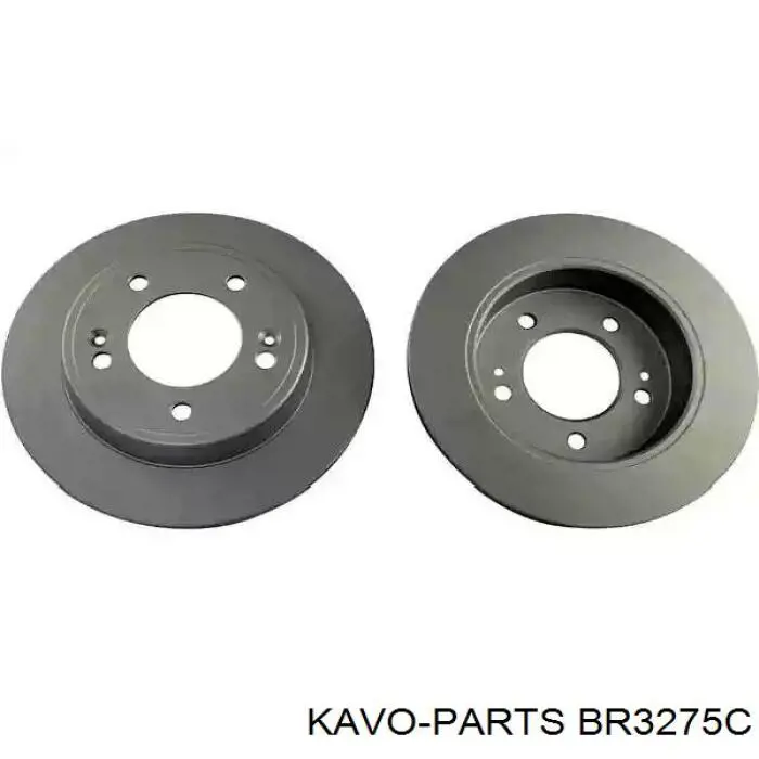 BR-3275-C Kavo Parts disco do freio traseiro