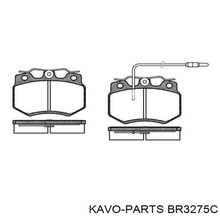 Купить BR3275C Kavo Parts Диск тормозной задний
