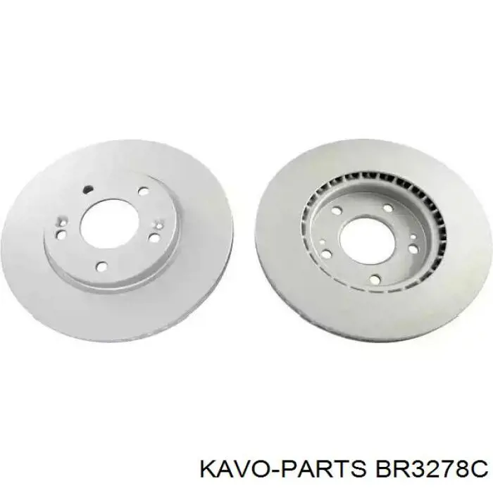 BR3278C Kavo Parts disco do freio dianteiro