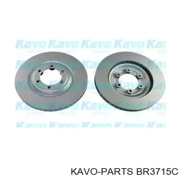 BR-3715-C Kavo Parts передние тормозные диски
