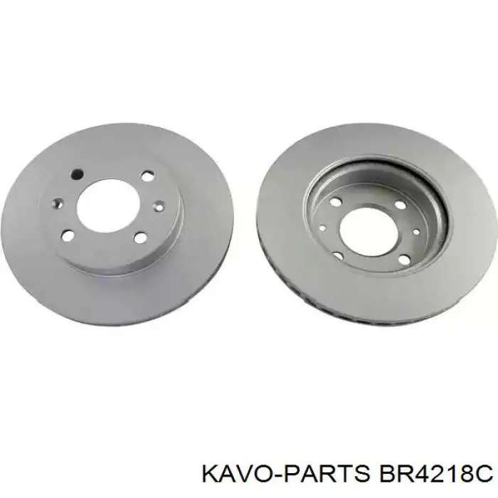 Передние тормозные диски BR4218C Kavo Parts