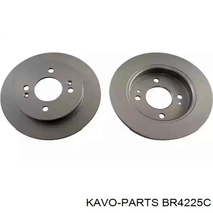 Тормозные диски BR4225C Kavo Parts