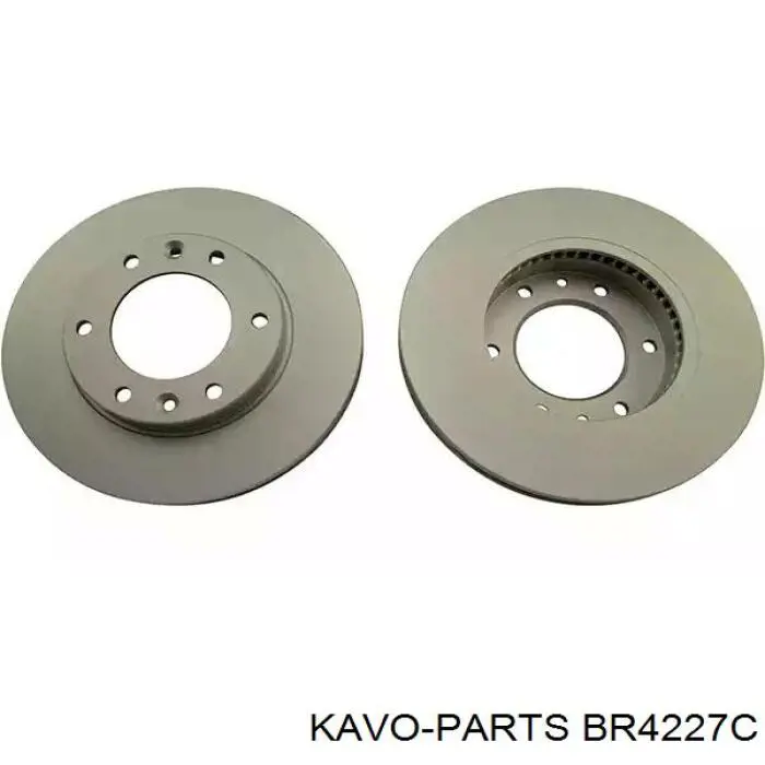 Передние тормозные диски BR4227C Kavo Parts