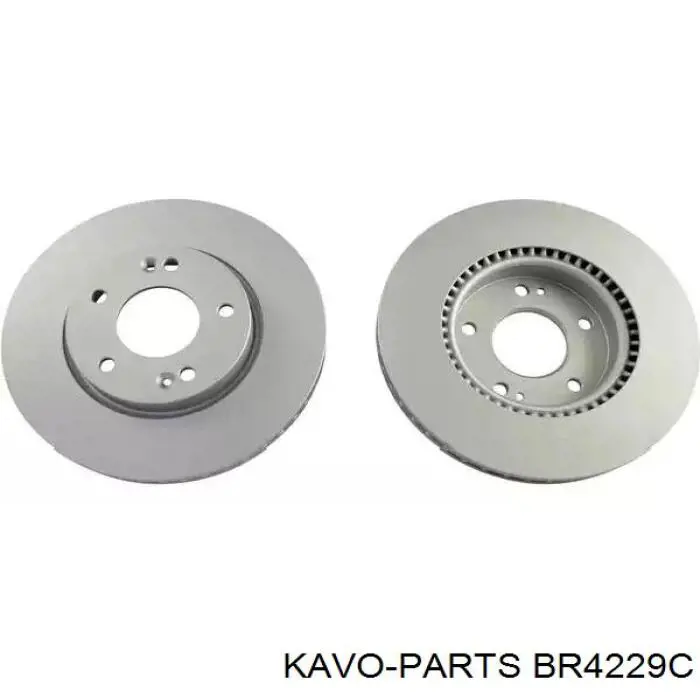 BR-4229-C Kavo Parts disco do freio dianteiro