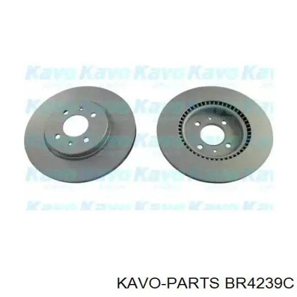 Передние тормозные диски BR4239C Kavo Parts