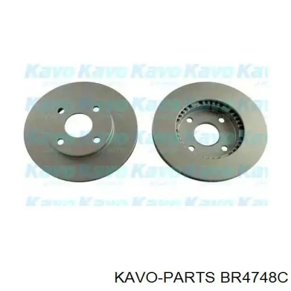 Передние тормозные диски BR4748C Kavo Parts