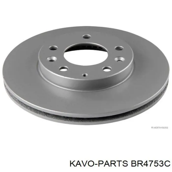 Freno de disco delantero BR4753C Kavo Parts