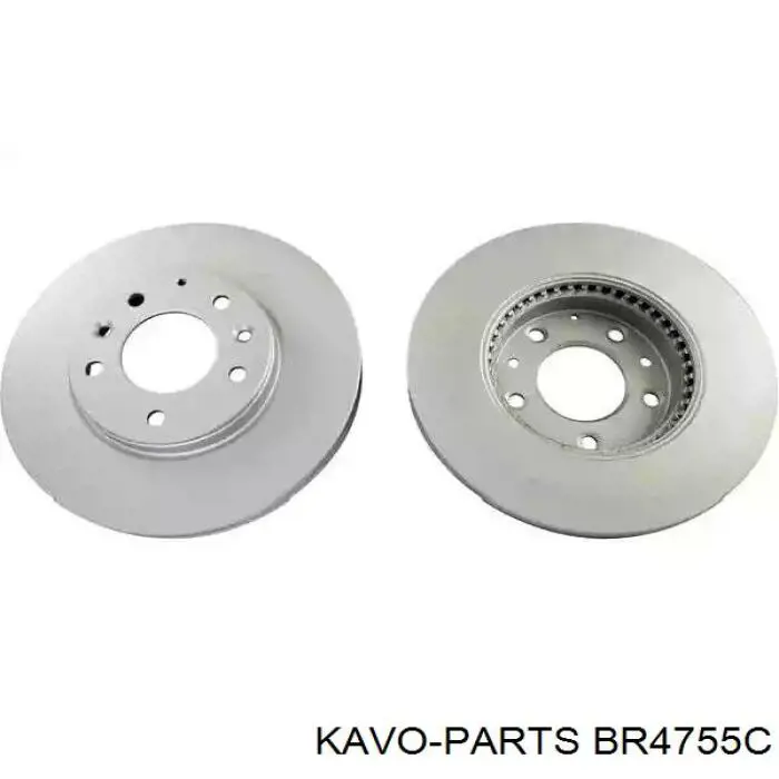 BR-4755-C Kavo Parts disco do freio dianteiro