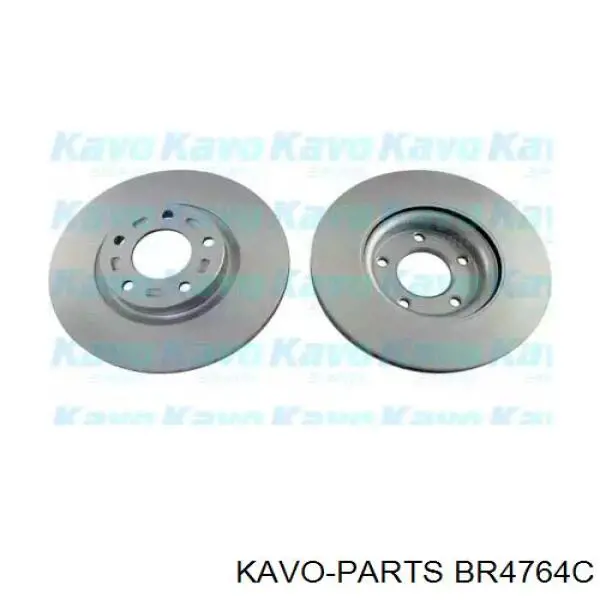 Disco de freno delantero BR4764C Kavo Parts