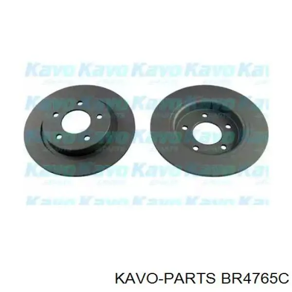 BR4765C Kavo Parts disco do freio traseiro