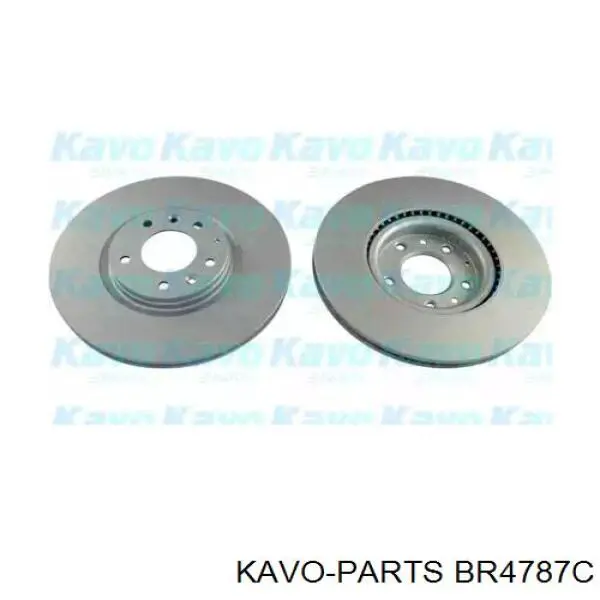 Передние тормозные диски BR4787C Kavo Parts