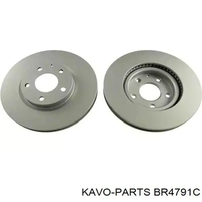 BR-4791-C Kavo Parts диск тормозной передний