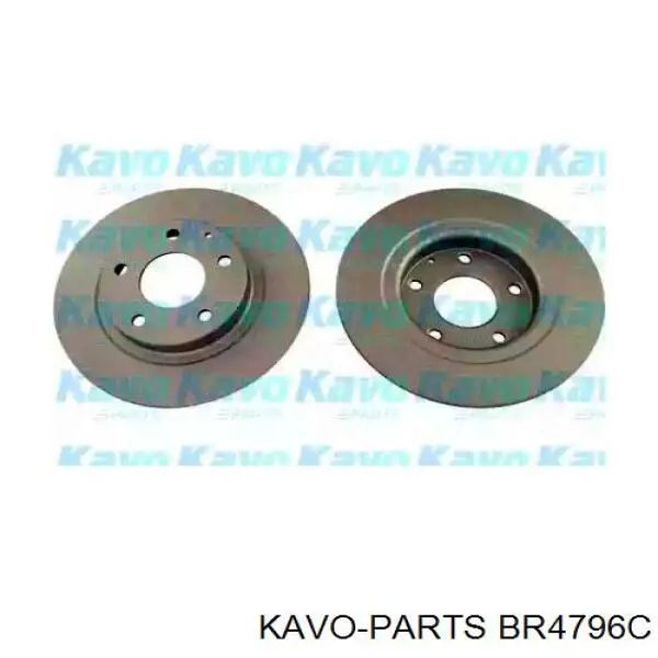 Диск тормозной задний Kavo Parts BR4796C
