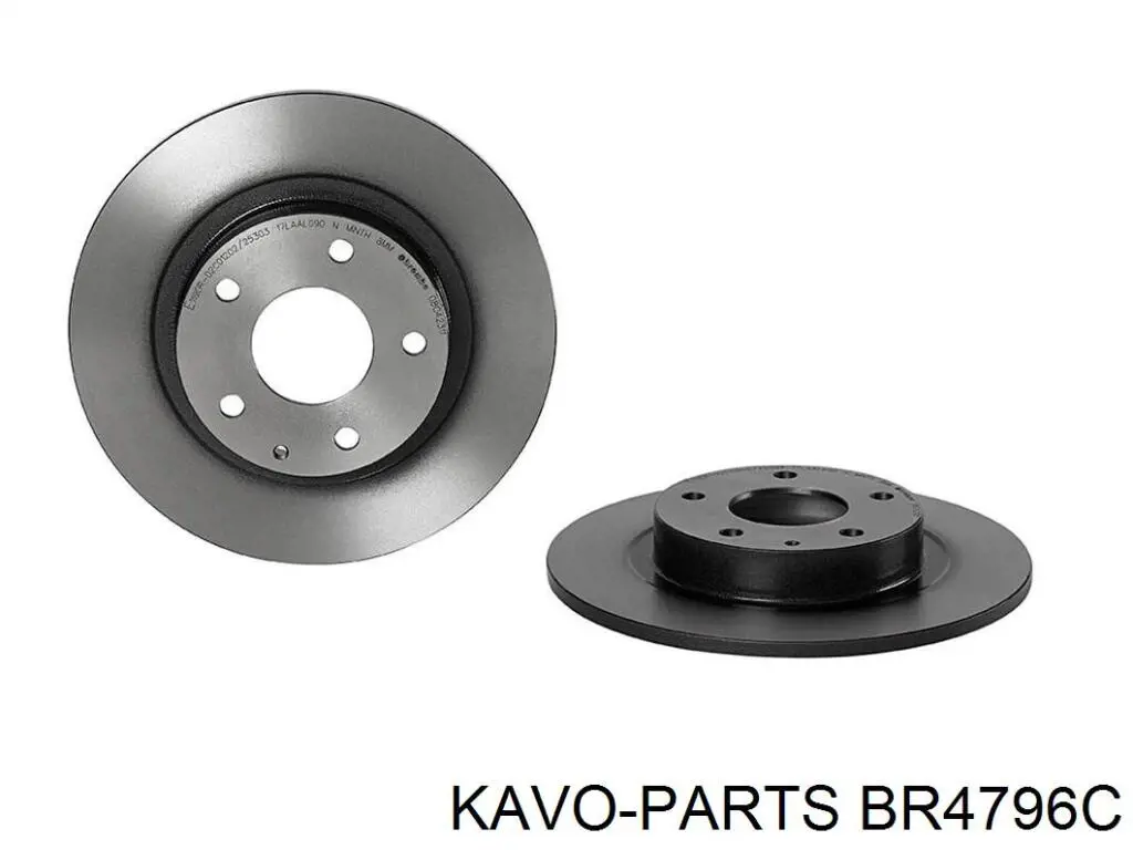 Задний тормозной диск Kavo Parts BR4796C цена, от 25.88 USD