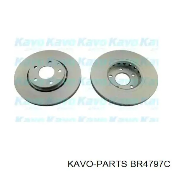 BR4797C Kavo Parts disco do freio dianteiro