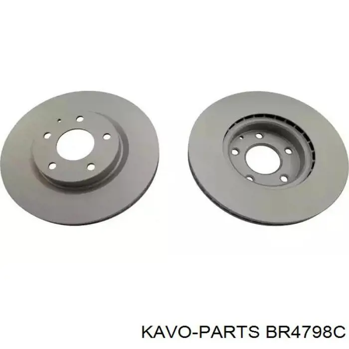 Передние тормозные диски BR4798C Kavo Parts