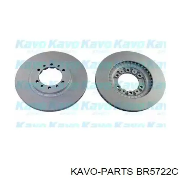 BR-5722-C Kavo Parts disco do freio dianteiro