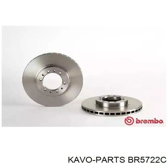 Передний тормозной диск Kavo Parts BR5722C