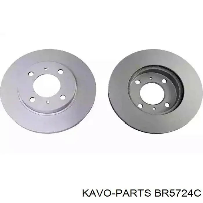 Передние тормозные диски BR5724C Kavo Parts