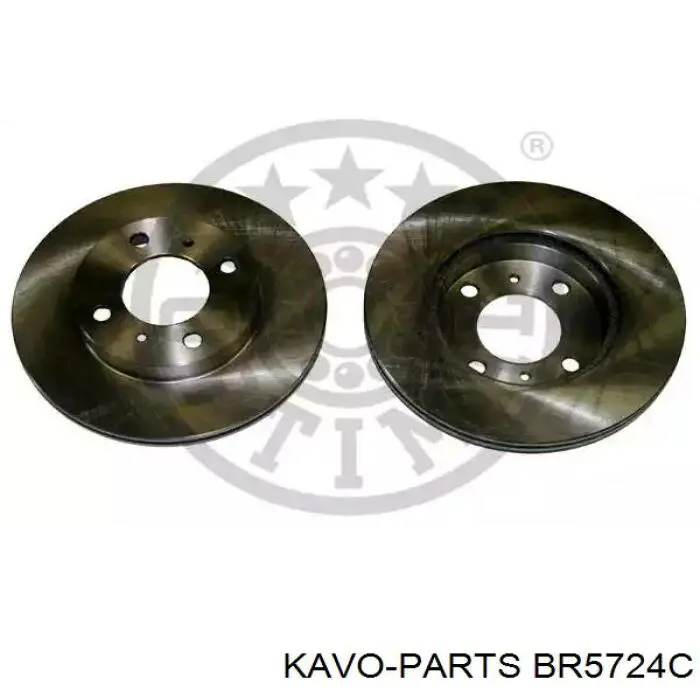 Передние тормозные диски BR5724C Kavo Parts