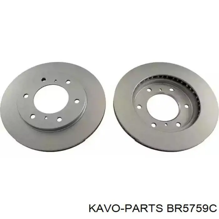 Передние тормозные диски BR5759C Kavo Parts