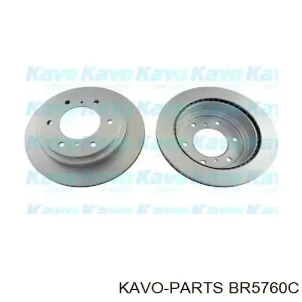 Диск тормозной задний Kavo Parts BR5760C
