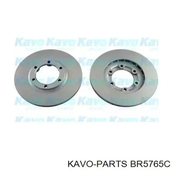 Передние тормозные диски BR5765C Kavo Parts