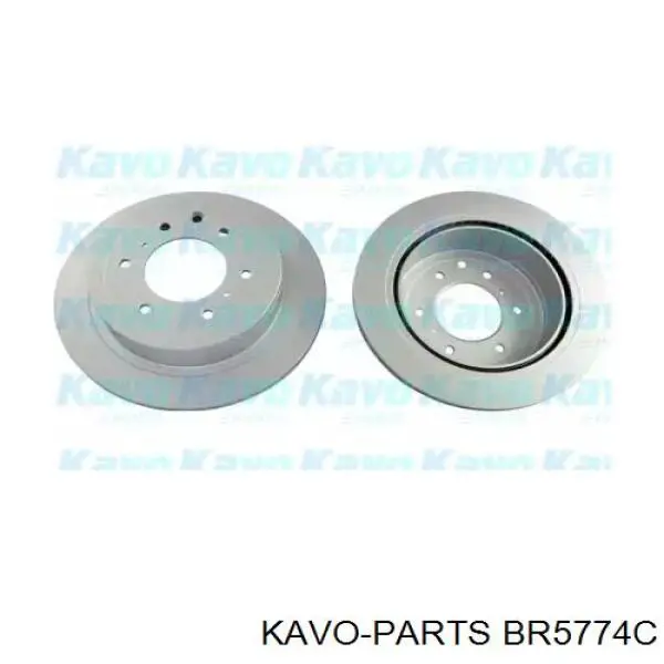 BR5774C Kavo Parts disco do freio traseiro