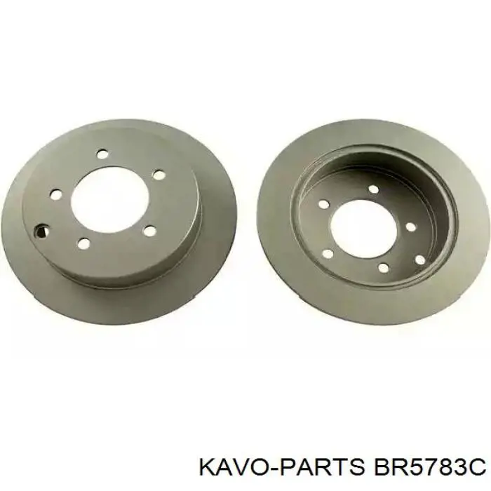 BR-5783-C Kavo Parts disco do freio traseiro