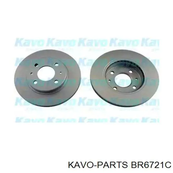 BR6721C Kavo Parts диск тормозной передний