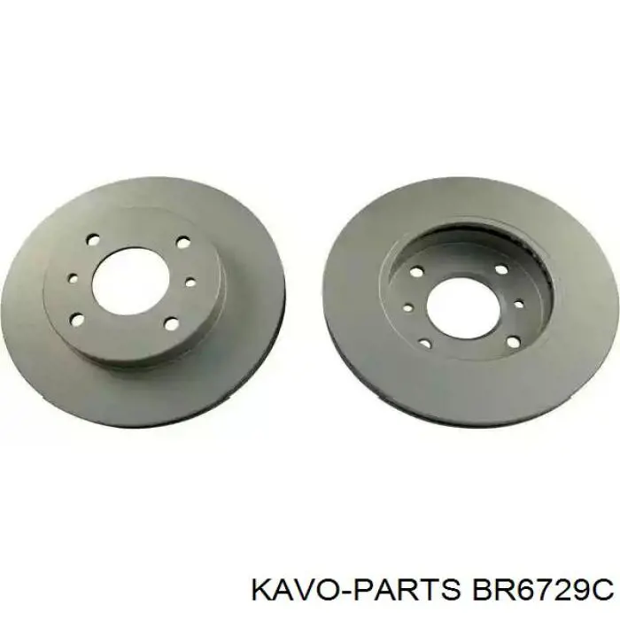 BR-6729-C Kavo Parts disco do freio dianteiro