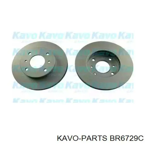 Freno de disco delantero BR6729C Kavo Parts